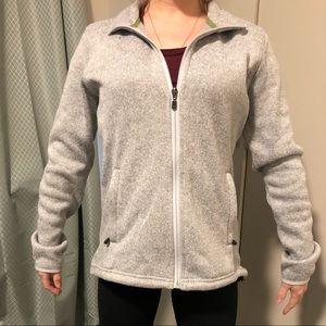 Grey Orvis zip up